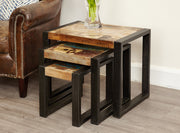 Baumhaus Urban Chic Nest of Tables featuring modern design and sleek finishes in a stylish living room setting.