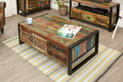 Urban Chic 4 Door 4 Drawers Large Coffee Table - Lavish Kitchen Isle