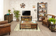 Urban Chic 4 Door 4 Drawers Large Coffee Table - Lavish Kitchen Isle
