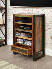 Baumhaus Urban Chic Entertainment Cabinet with a stylish design, featuring shelves and storage compartments.