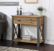 Urban Elegance - Reclaimed Small Console Table - Lavish Kitchen Isle