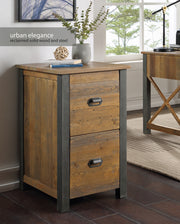 Urban Elegance - Reclaimed Two Drawer Filing Cabinet - Lavish Kitchen Isle
