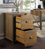 Urban Elegance - Reclaimed Two Drawer Filing Cabinet - Lavish Kitchen Isle