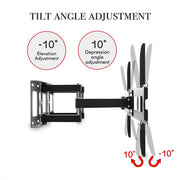 32-70 Inch Double Pendulum Large Base TV Stand Tmds-101 Bearing 50Kg