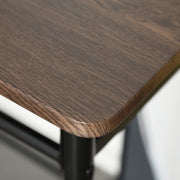 HOMCOM 3-piece dining set featuring a table and 2 matching chairs, ideal for home, pub, or cafe settings.