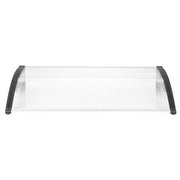 Lavish Kitchen Isle HT-120 x 80 household rain cover eaves canopy with white and black bracket for door and window protection.