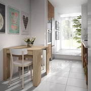 Oak Effect Extending Dining Table (51-227cm) - Lavish Kitchen Isle