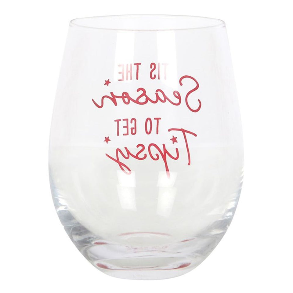 Season to Get Tipsy Stemless Glass