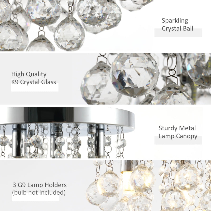 Mini Modern Crystal Ceiling Lamp Chandelier