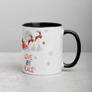 White ceramic mug with 