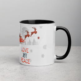 White ceramic mug with 