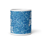White glossy 11oz mug from Lavish Kitchen Isle with front view, smooth finish, and classic ceramic design.