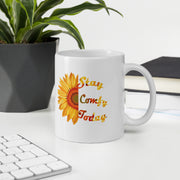 White glossy 11oz mug by Lavish Kitchen Isle, perfect for office use, shown with a smooth finish and comfortable handle.